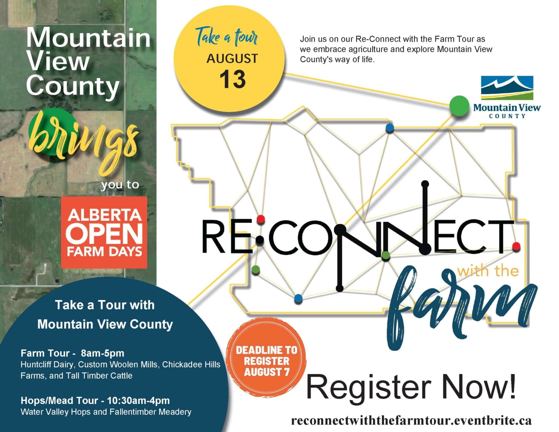 Mountain View County ReConnect with the Farm Tour Alberta Open