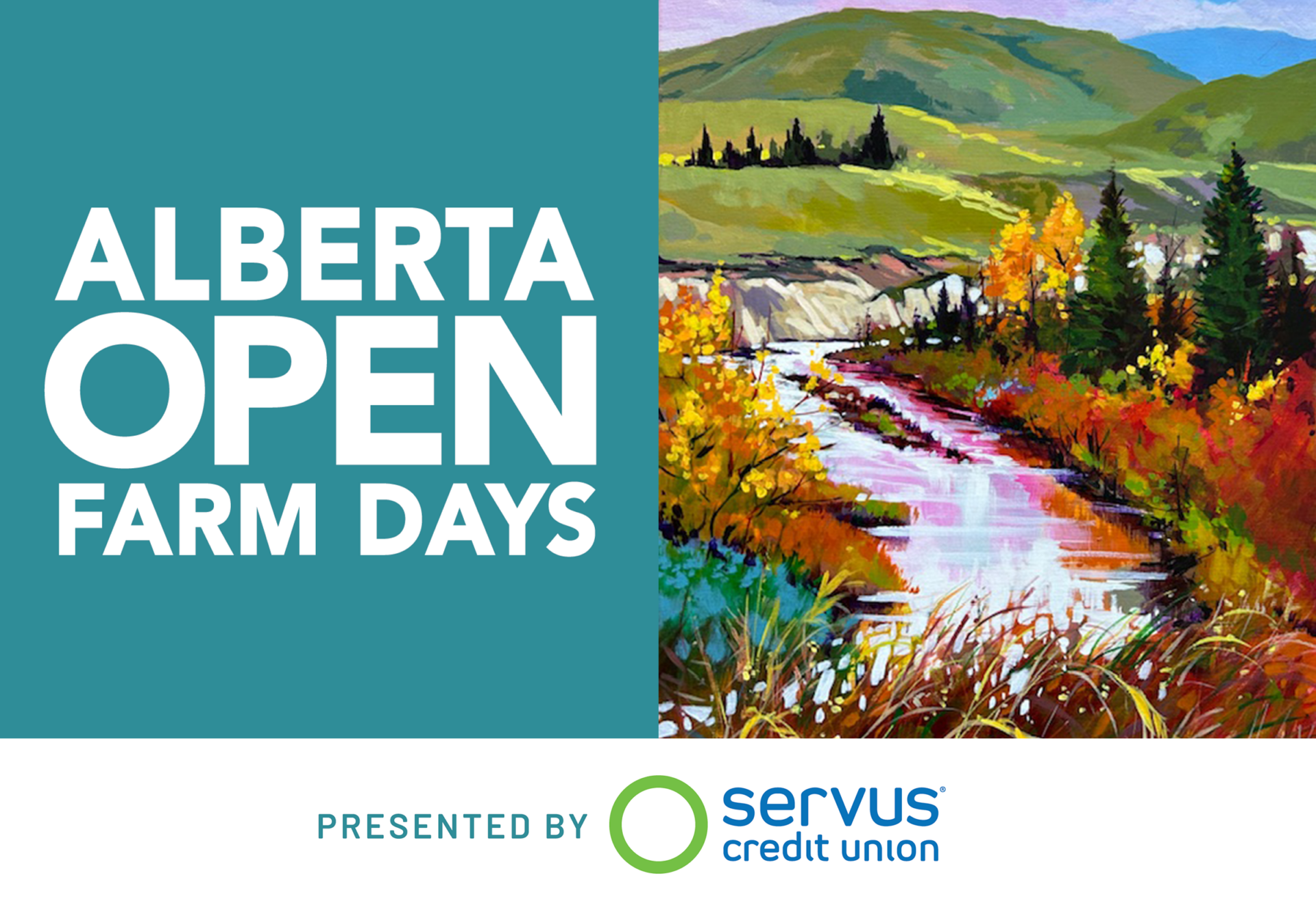 Alberta Open Farm Days 2025 theme water the lifeblood of every farm